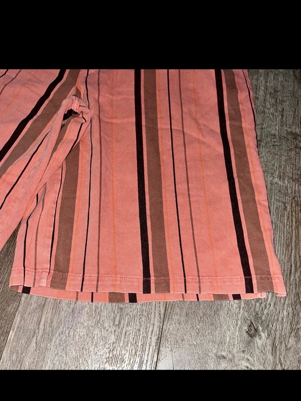 NWT Anthropologie PILCRO Cropped PJ Wide-Leg Jeans Striped Oversized XL - Picture 7 of 12